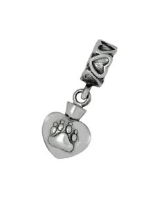 Asbedel 'Hondenpootje' van 925 zilver