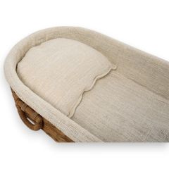 Rotan set donker | baar met binnenbekleding en kussen & wade