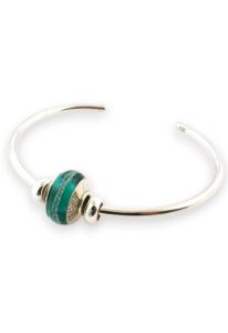 Spangarmband zilver t.b.v. glasbedel