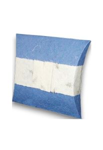 Kleine zee urn voor asverstrooiing op het water - blauw