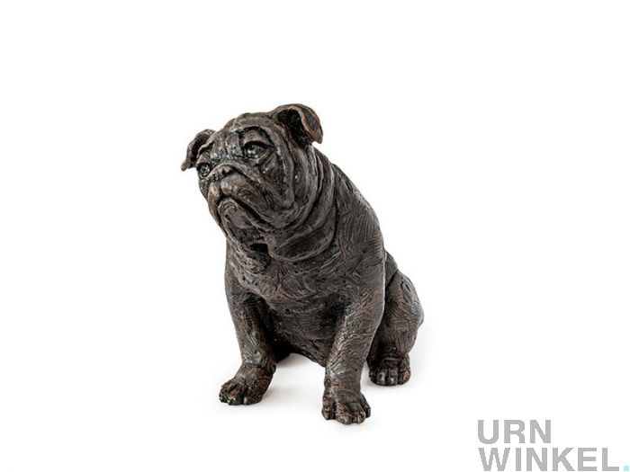 Duplicatie Hick jurk Bulldog hondenurn | URNWINKEL. | URNWINKEL.