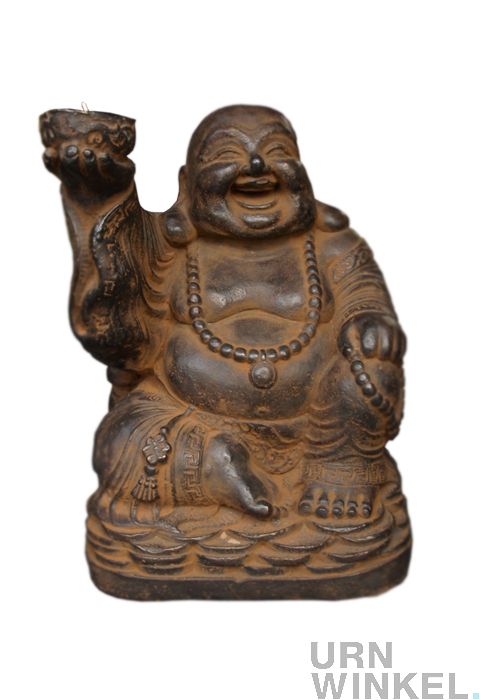 Buddha Statue Exquisite Laughing Buddha Holding ingot Big Belly Buddha Lucky Decoration Home Decor Congratulations Gifts Feng Shui Decor (Resin) Meditating Sculptural Decor