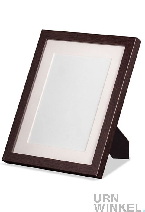 Ontaarden Theseus streepje Hoogwaardige houten fotolijst donkerbruin 20x15 cm | URNWINKEL. | URNWINKEL.