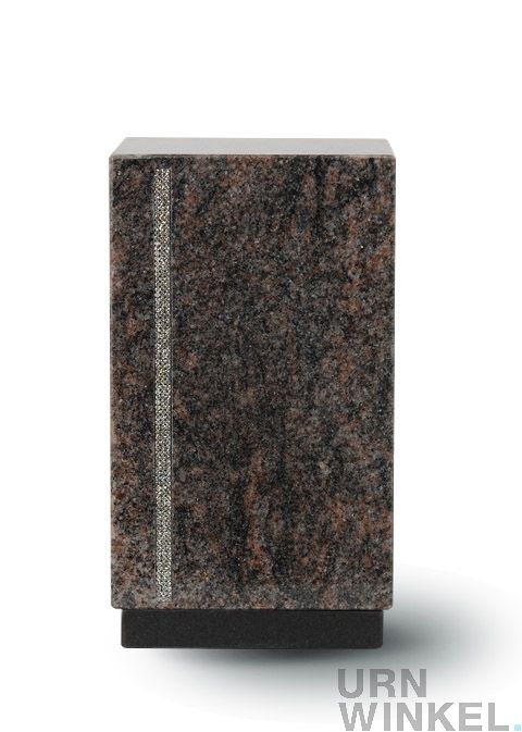donderdag media Stoel Unieke natuursteen urn voor binnen en buiten met kristallen, gemaakt van  graniet | URNWINKEL. | URNWINKEL.