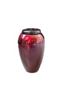 Glasfiber urn 'Schittering' rood