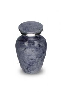 Kleine paarse urn 'Elegance' met natuursteenlook