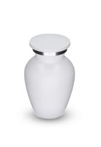 Aluminium mini urn 'Elegance' mat wit