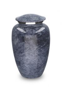 Aluminium urn 'Elegance' natuursteenlook paars
