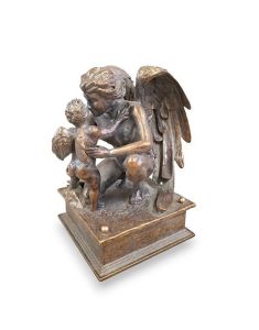 Engelurn 'Guardian Angel with Child' in verschillende kleuren
