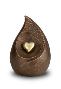 Keramische  art urn 'Traan van een liefdevolle herinnering'