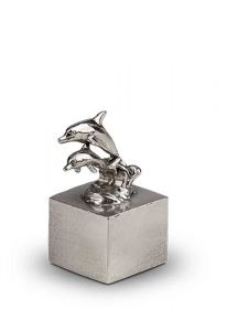 Assculptuur 'Surfende dolfijnen'
