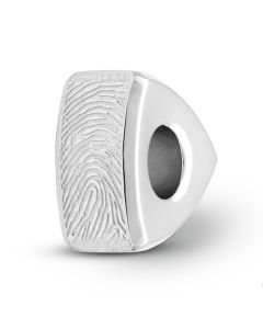 Vingeradruk asbedel zilver
