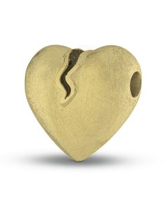 Gouden ashanger 'Gebroken hart'