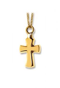 Assieraad 14 krt. gouden kruis