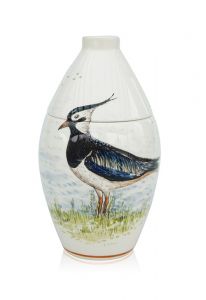 Handbeschilderde mini urn 'Kievit'