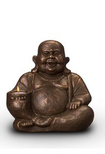 Boeddha urn met waxinelichtje klein