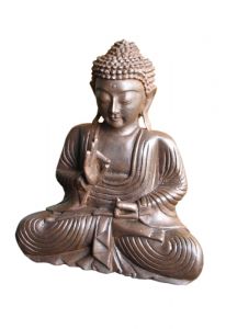 Boeddha mini urn brons