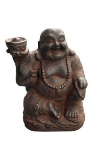 Lachende Boeddha brons