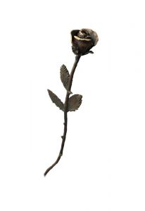 Mini urn bronzen roos