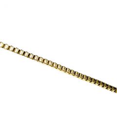 Collier edelstaal schakel verguld roestvast staal