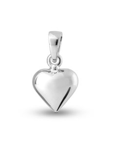 Hart ashanger 'Love U' van 925 Sterling zilver