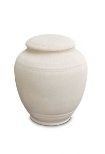 Mini urn van porselein 'Classica' - beige