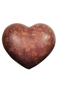 Hart urn van hout - Antiek