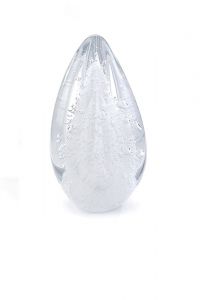 As-druppel urn van kristalglas 'Stardust'