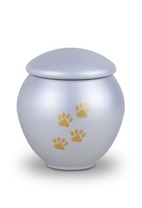 Dierenurn met goudkleurige dierenpootjes