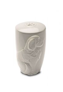 Dieren urn hondje met pootafdruk