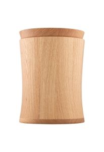 Houten urn van eikenhout