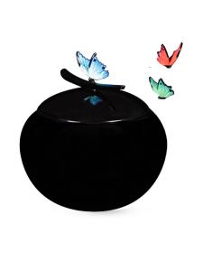 Glasfiber urn 'Vlinders'