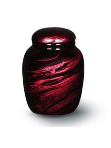 Glasfiber urn 'Schittering' roze