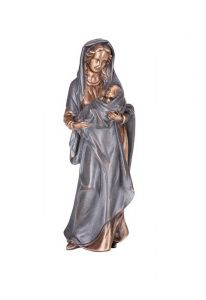 Gedenkbeeld Maria met kind in verschillende afmetingen - 3d, vrijstaand, plug onderzijde