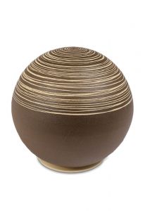 Bolvormige urn 'Brown'