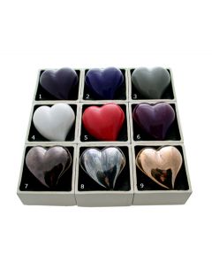 Keramische mini urn 'Hart'