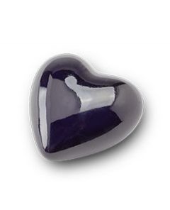 Mini urn 'Voor altijd in ons hart' donkerblauw