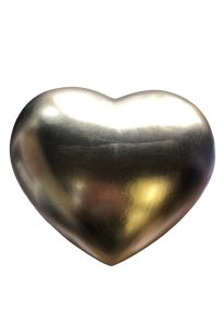 Houten urn 'Een hart van goud'