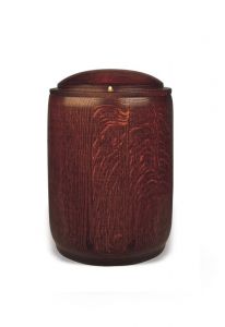 Houten urn