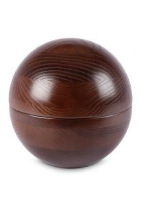 Houten urn | getint en halfglans lak