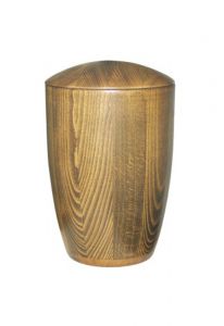 Houten urn