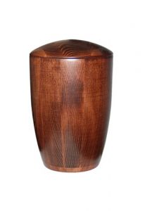 Houten urn