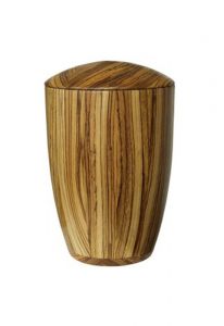 Houten urn