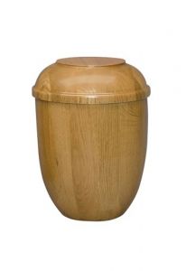 Houten urn