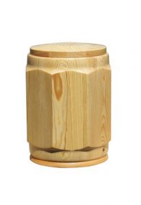 Houten urn