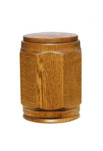 Houten urn