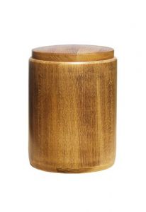 Houten urn