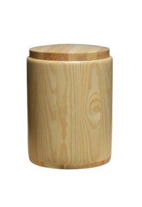 Houten urn