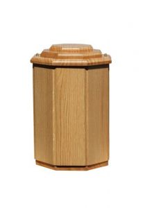 Houten urn