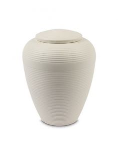 Keramieken urn 'Art for Eternity' wit